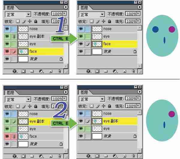 PS合并图层「Photoshop工具操作小技巧分享」