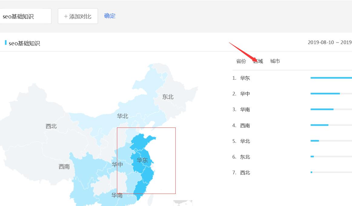 分析用户区域