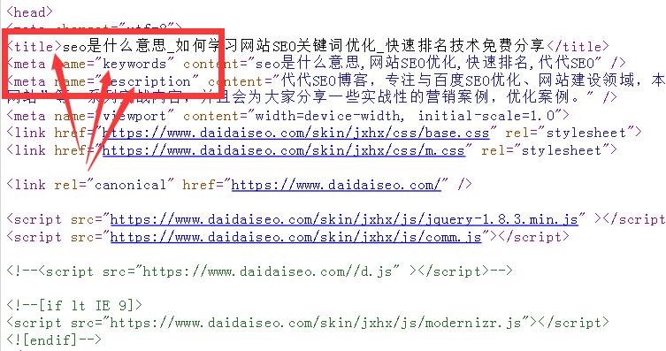 如何编写网站三大标签更利于SEO优化（精品干货）！