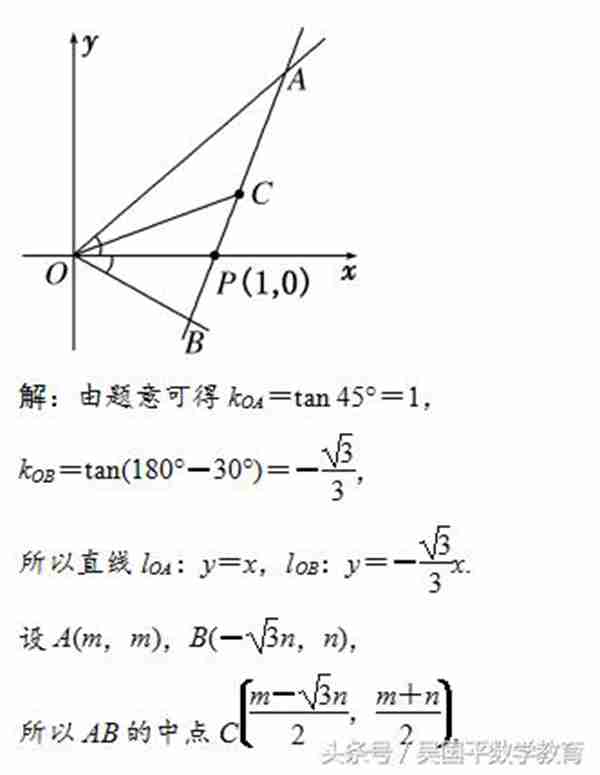 高考数学必拿分数讲解：直线的倾斜角与斜率、直线的方程