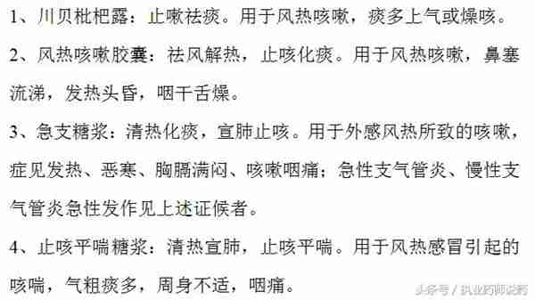 咳嗽常见的19种药，收藏好，感冒咳嗽不用经常往医院跑了