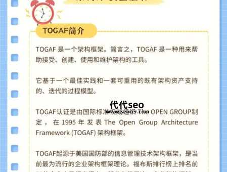 什么是 TOGAF(中国认可TOGAF吗)