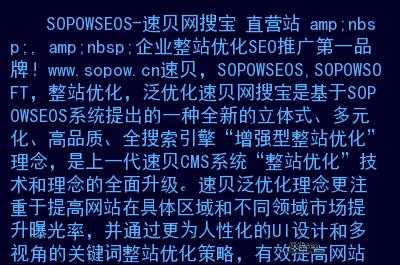 速贝seo实战培训(能满足我的需求吗)