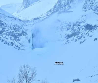 雪海冰山是什么意思(  你体验过这种极寒的天气吗)