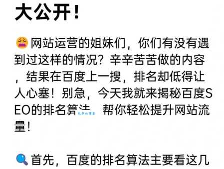 seo全攻略大揭秘！这样做网站排名蹭蹭上涨！