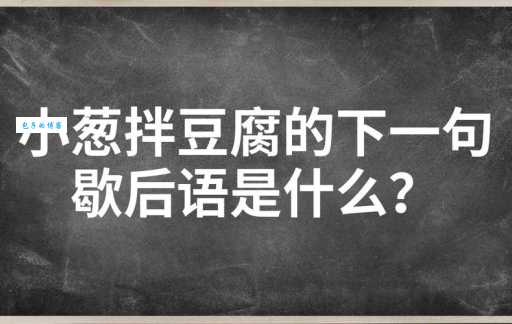 小葱拌豆腐一清二白是什么意思？详解歇后语含义及用法