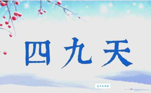 四九天到底是什么时候？解读传统节气说法