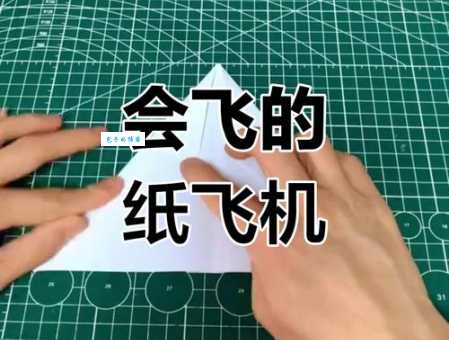 轻松学会折回旋纸飞机，飞起来超炫酷！